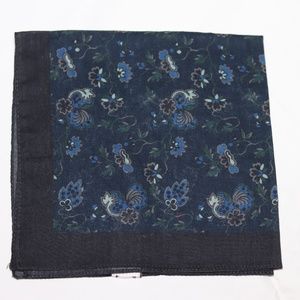 Paul Smith Pocket Square Cotton Black